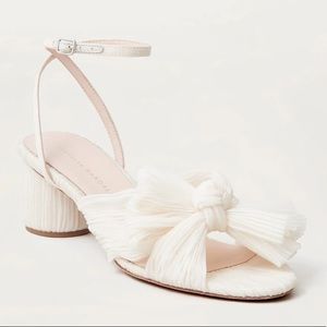 Loeffler Randall Ivory Pearl Dahlia Bow Low Heel